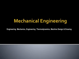 mechanical engineering homework