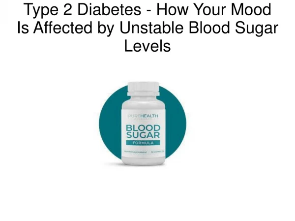 How Your Mood Is Affected by Unstable Blood Sugar Levels!