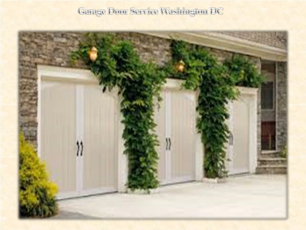 garage door service washington dc