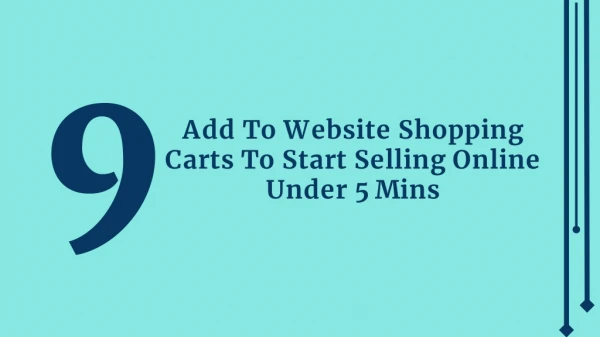 9 Add To Website Shopping Carts To Start Selling Online Under 5 Mins