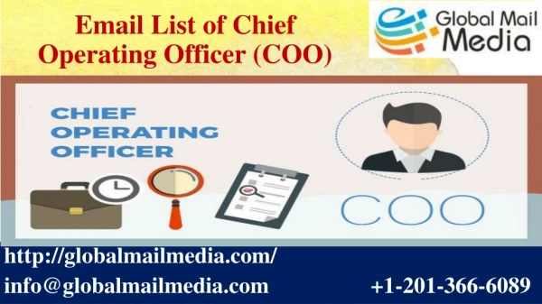 Email List of Chief Operating Officer (COO)