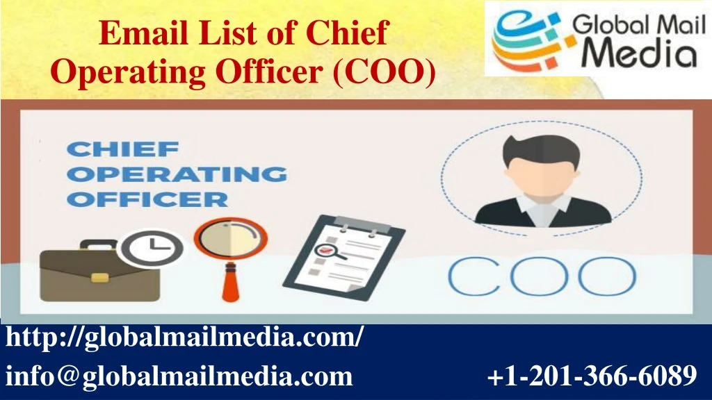email list of chief operating officer coo