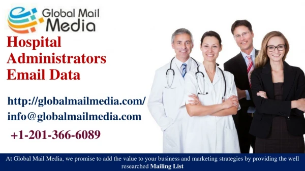 hospital administrators email data