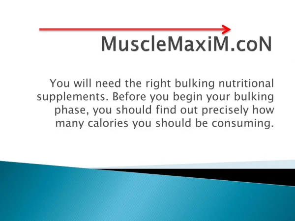The Number One Question You Must Ask for Bulking
