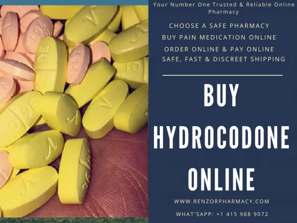 Buy Hydrocodone Online | Buy Painkillers Online | Buy Oxycodone Online