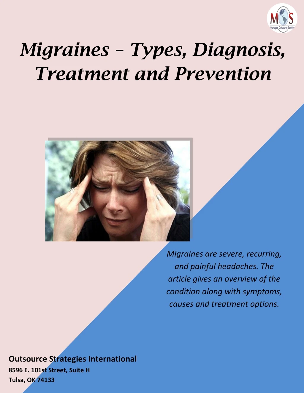 migraines types diagnosis treatment and prevention