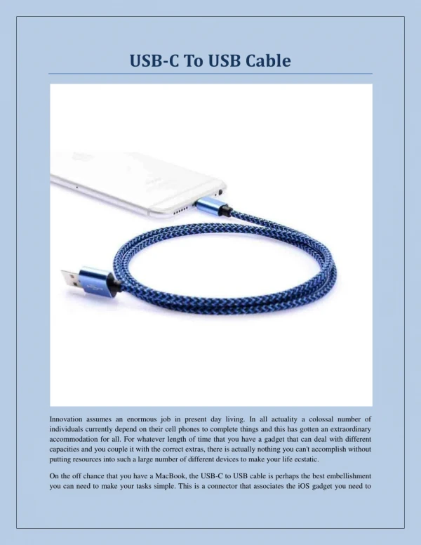 iphone charging cable