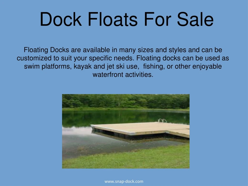dock floats for sale