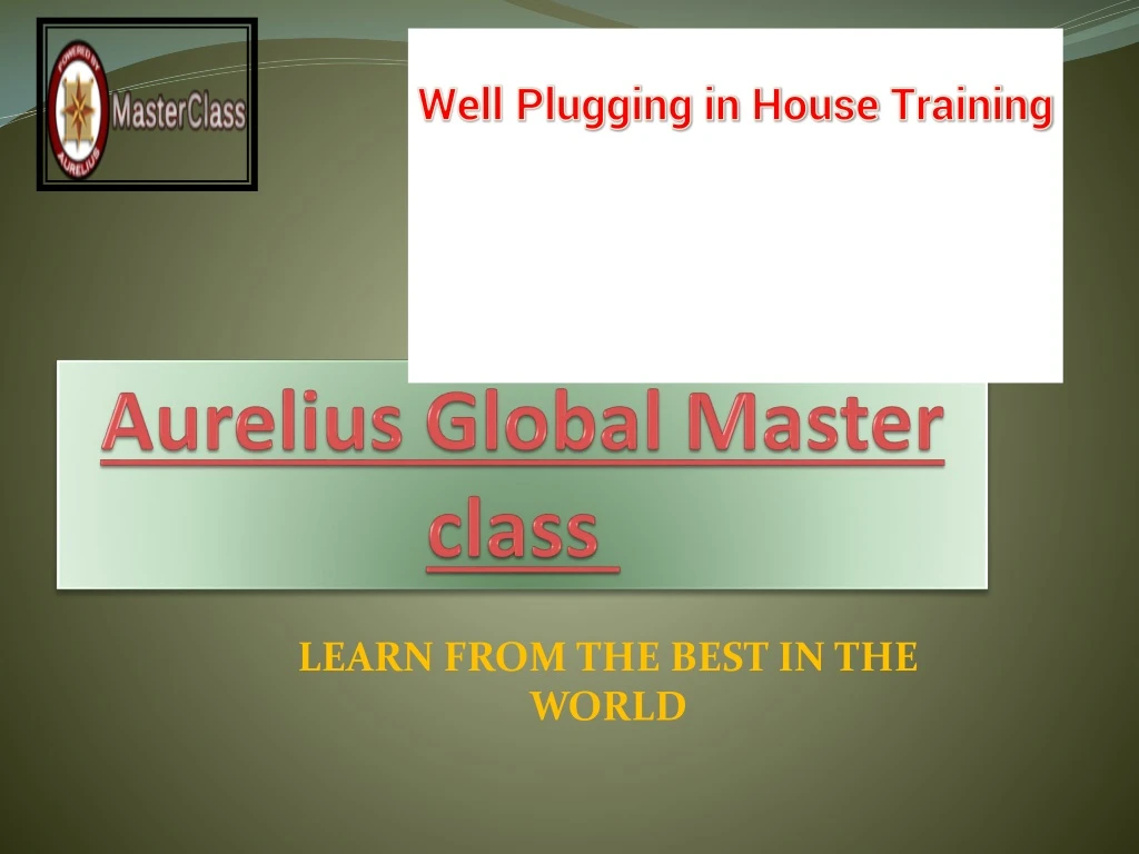 aurelius global master class