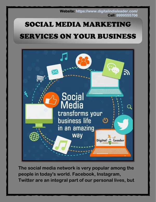 THE POWER OF SOCIAL MEDIA MARKETING SERVICES ON YOUR BUSINESS