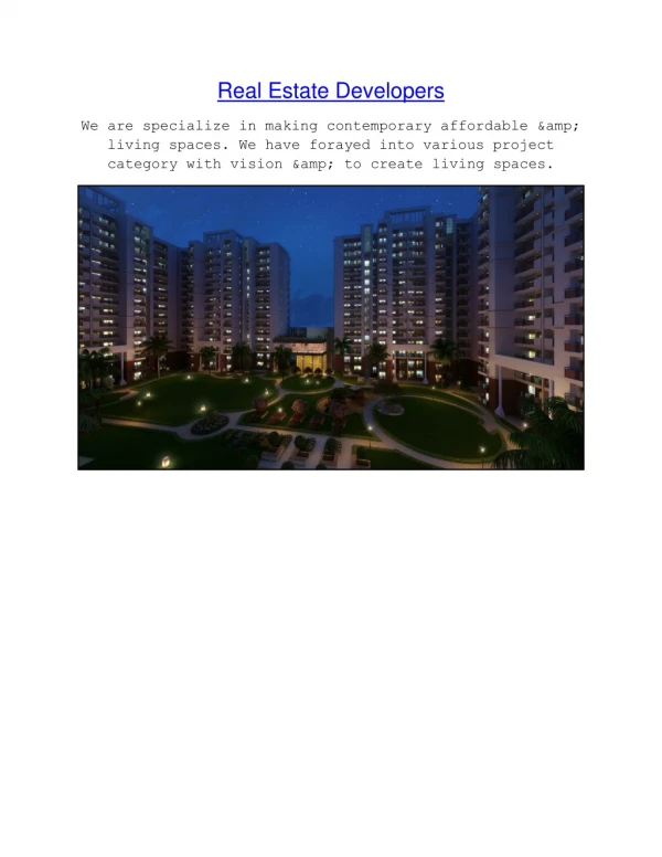 Ppt - Real Estate Developers In Dubai Powerpoint Presentation, Free 