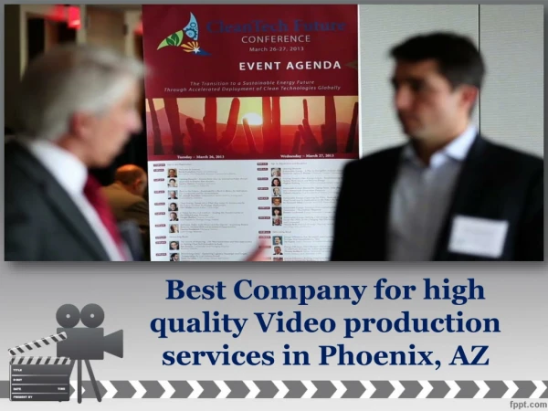 Best Company for high quality Video production services in Phoenix, AZ