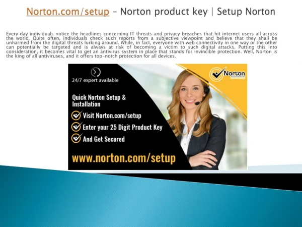 Norton.com/setup | Enter Norton Product Key - Norton Setup