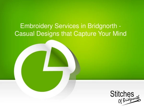 embroidery services in Bridgnorth