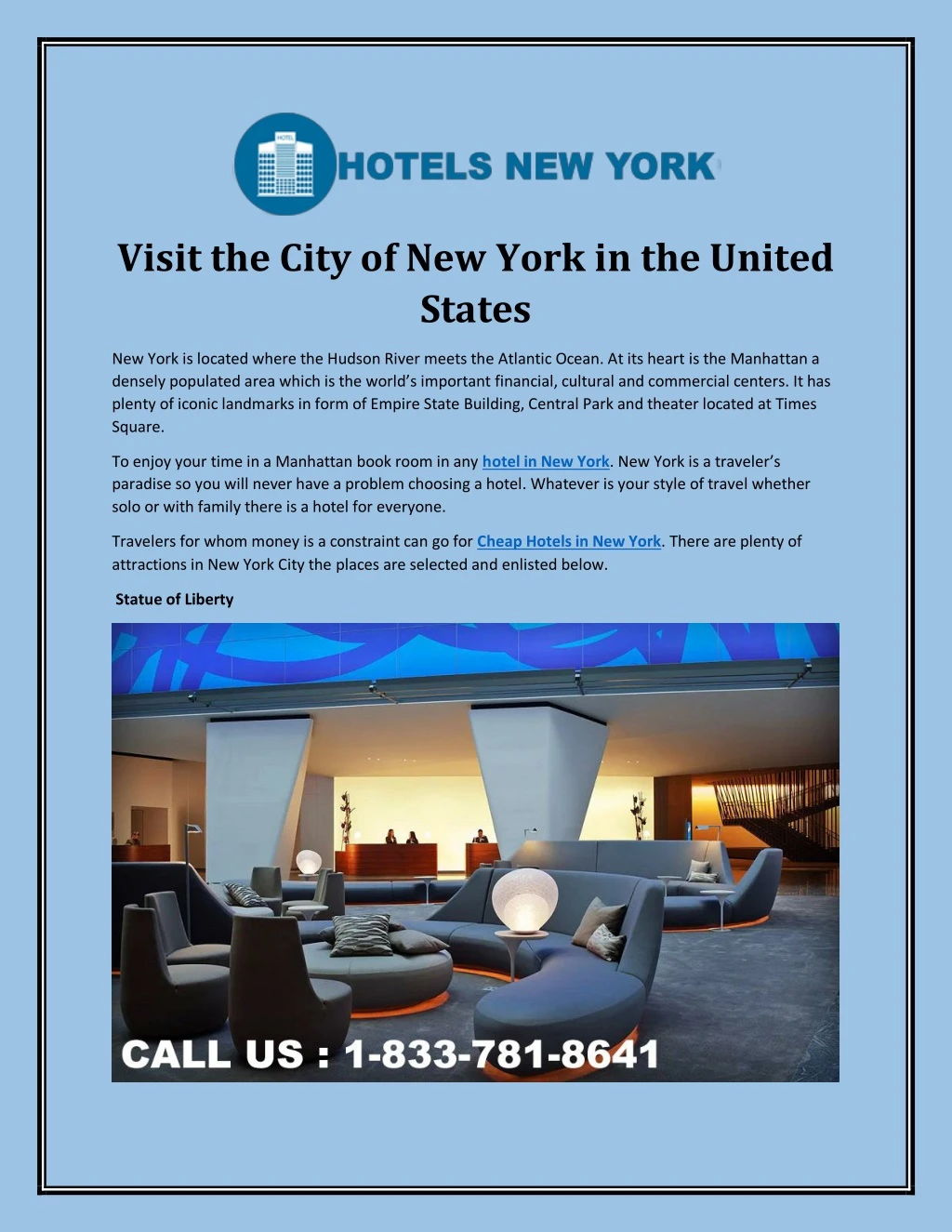 visit the city of new york in the united states