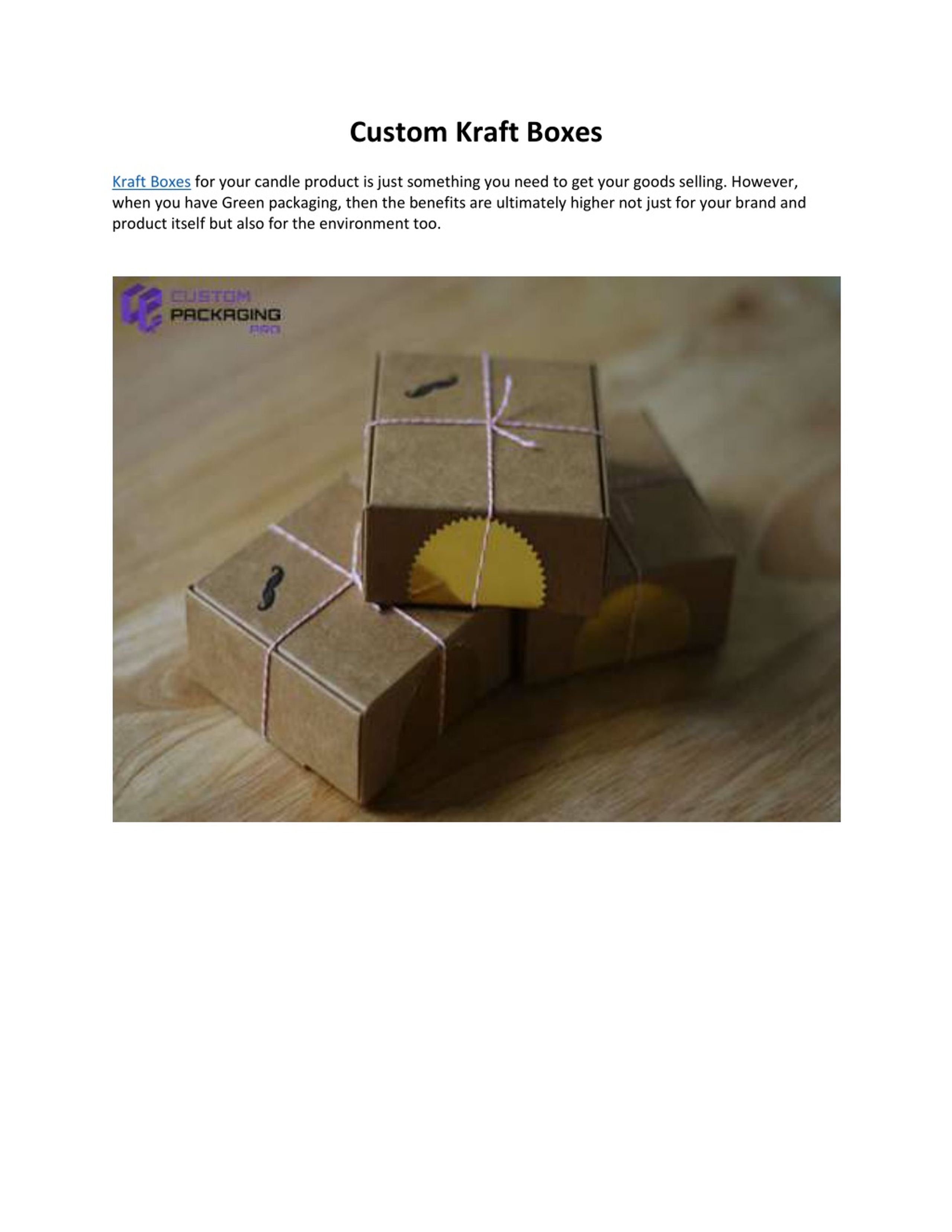 PPT - Custom Kraft Boxes PowerPoint Presentation, free download - ID ...