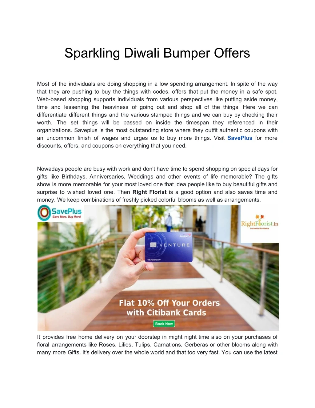 sparkling diwali bumper offers