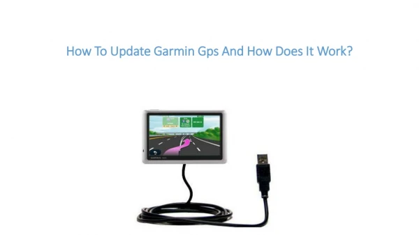 GARMIN GPS UPDATE