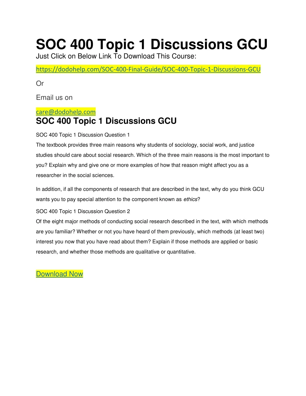 soc 400 topic 1 discussions gcu just click