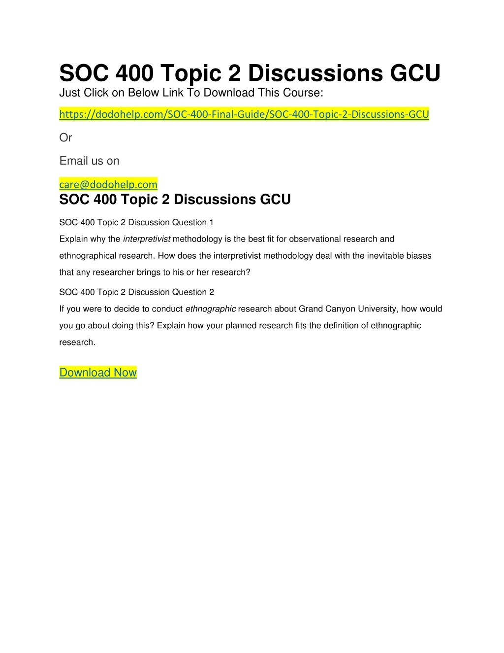 soc 400 topic 2 discussions gcu just click
