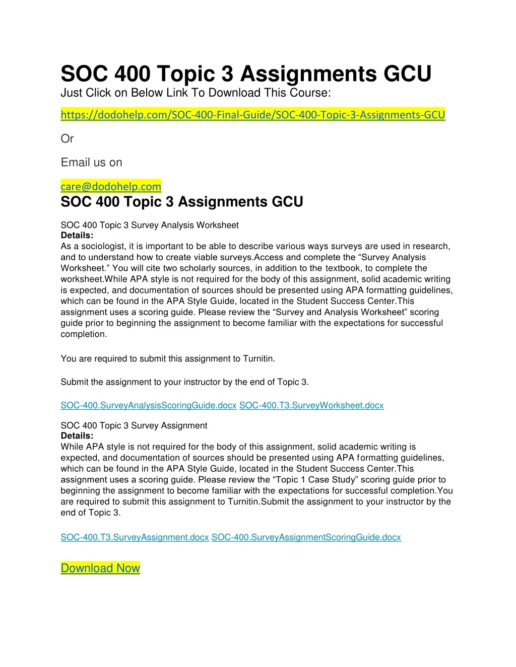 soc 400 topic 3 assignments gcu just click
