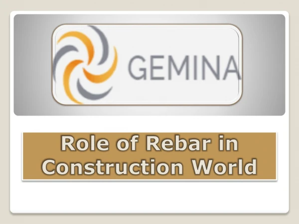 Role of Rebar in Construction World