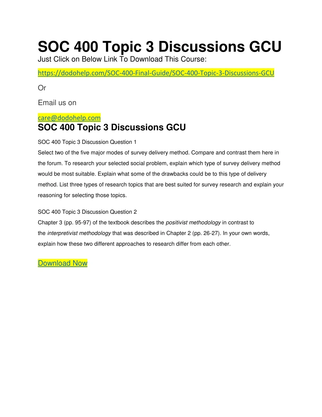 soc 400 topic 3 discussions gcu just click