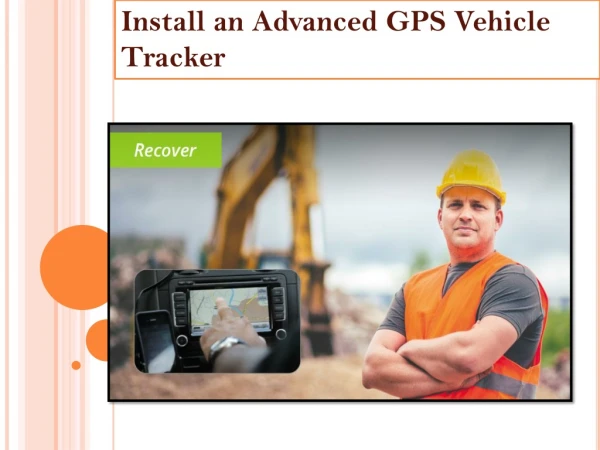 Install an Advanced GPS Vehicle Tracker