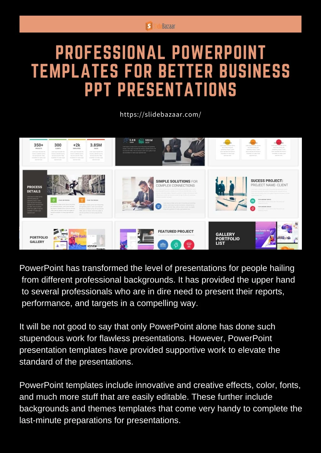 professional powerpoint templates for better