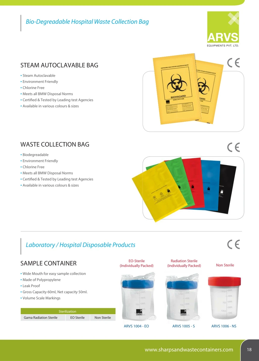 bio degreadable hospital waste collection bag