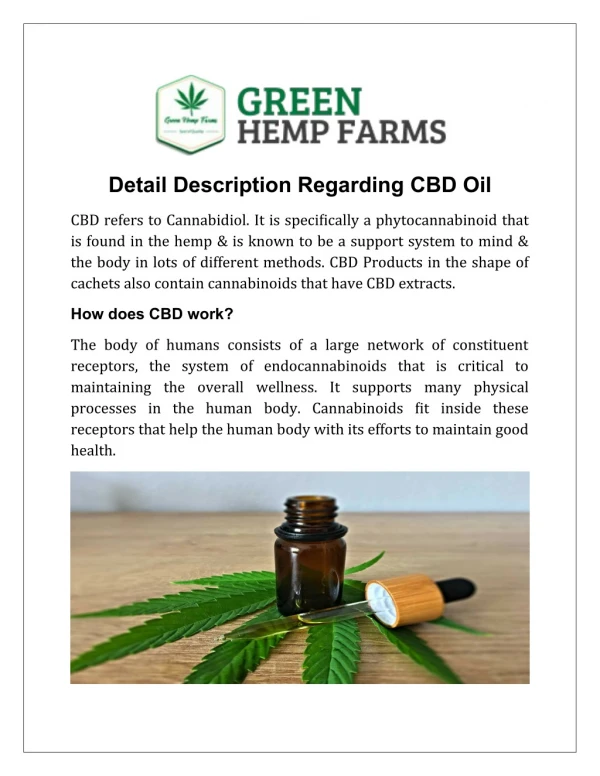 Find the world’s Fastest Industry Growing Hemps CBD Oil