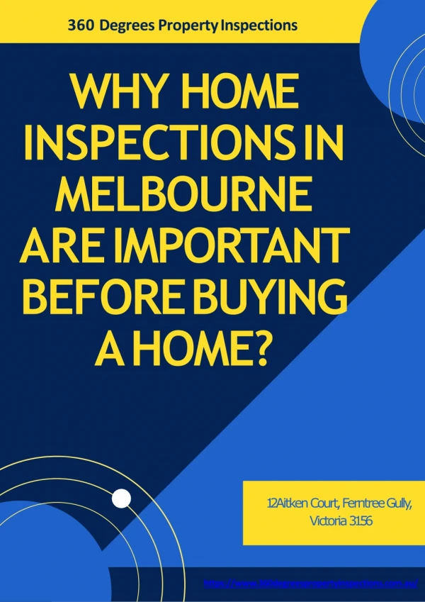Why Home Inspections in Melbourne are Important before Buying a Home?