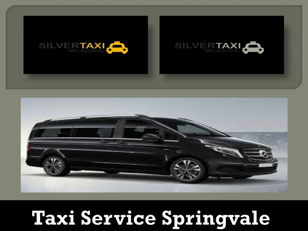 taxi service springvale