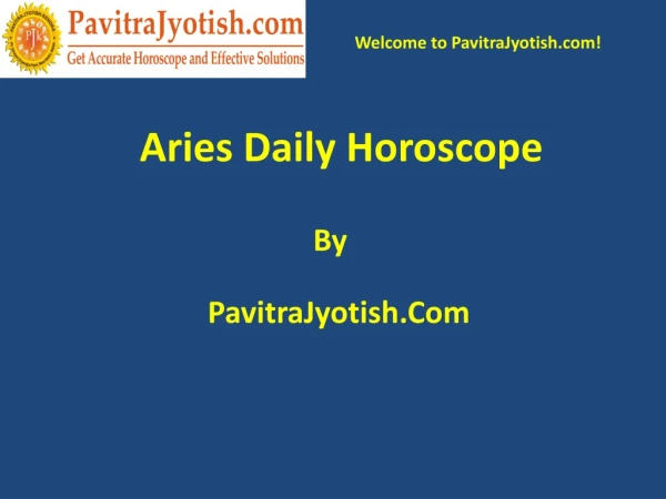 Aries Daily Horoscope