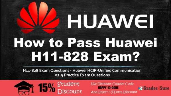 2019 Huawei HCNP-UC H11-828 Questions Answers Practice Exam