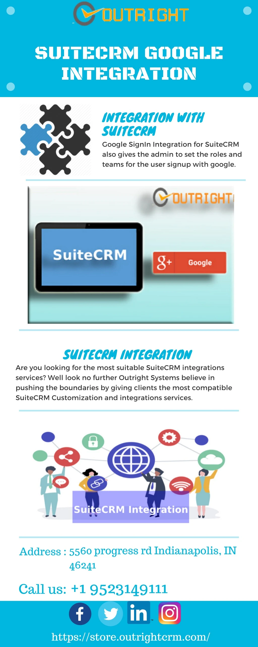 suitecrm google integration