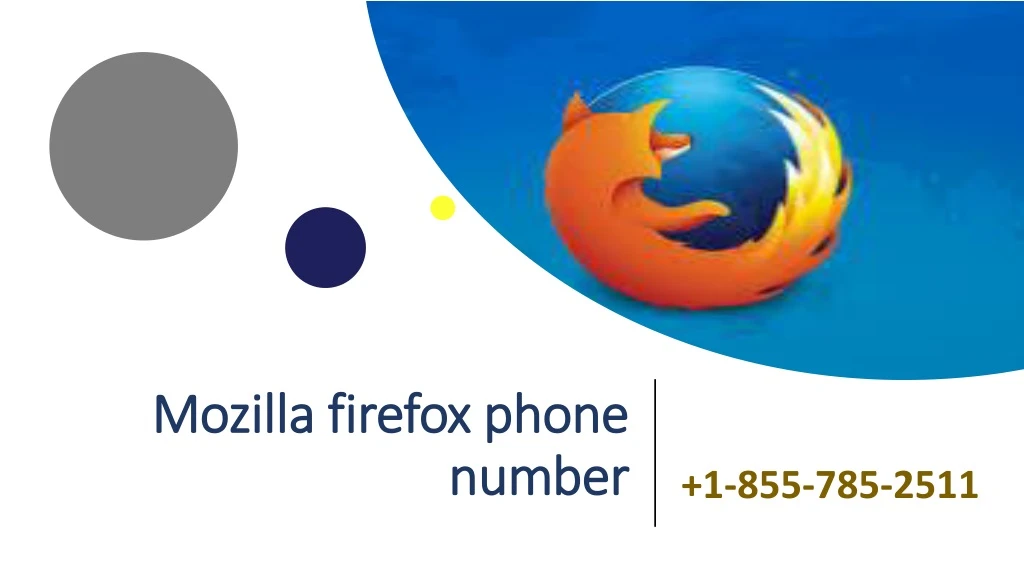 mozilla firefox phone number