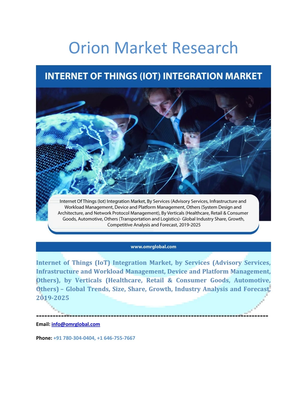 orion market research