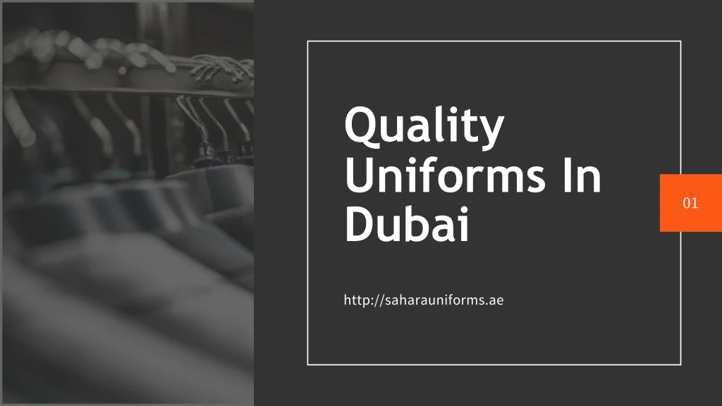 quality uniforms in dubai