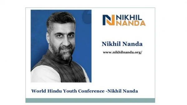 Nikhil Nanda - Young Politicians in India