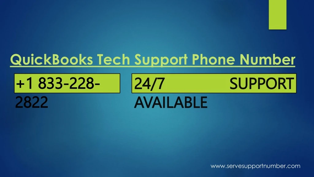 quickbooks tech support phone number