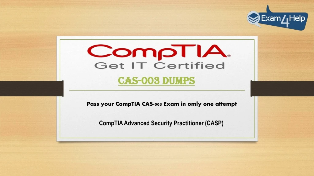 cas 003 dumps