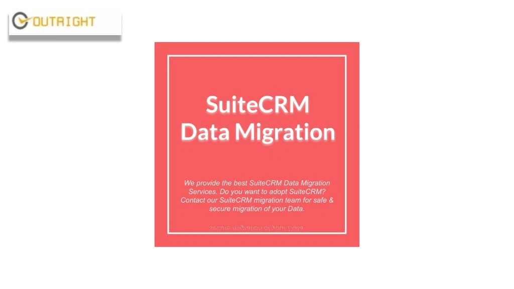 suitecrm data migration