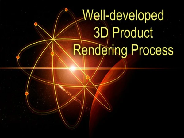 3D Product Rendering Process