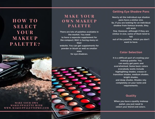 Make Your Own Makeup Palette