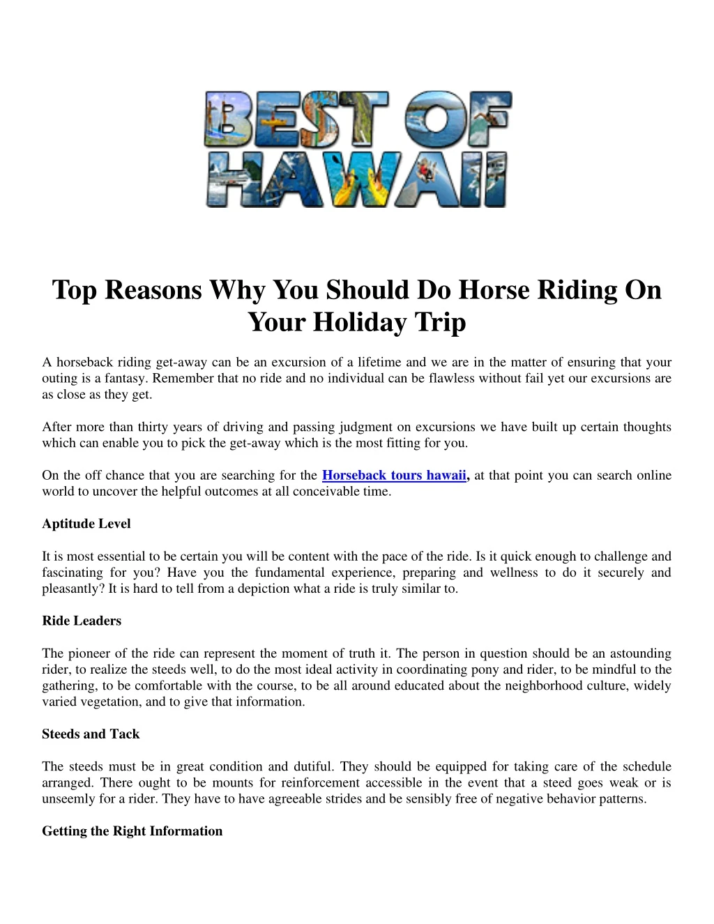 top reasons why you should do horse riding