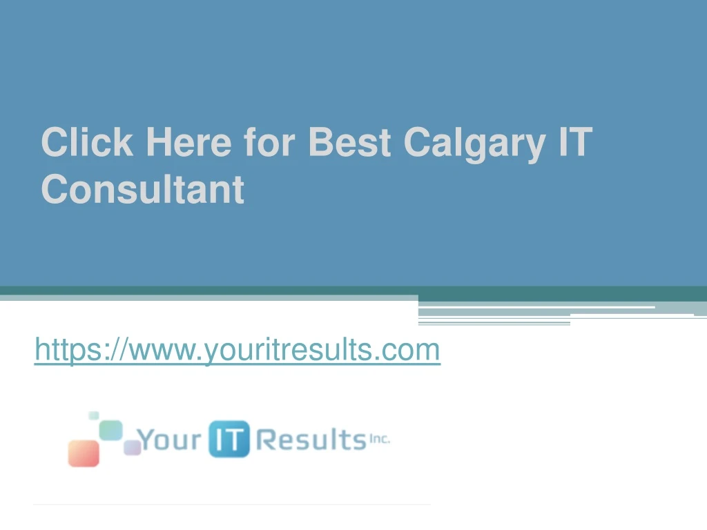 click here for best calgary it consultant