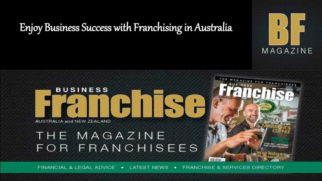 enjoy business success with franchising in australia