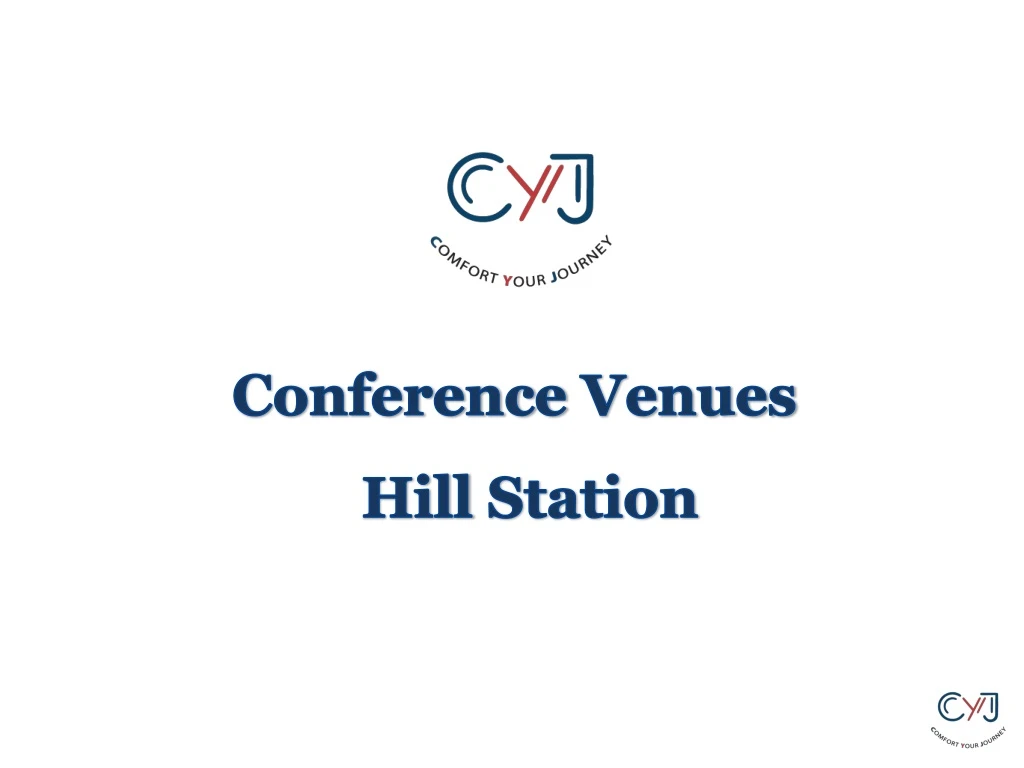 conference venues hill station
