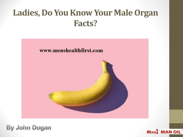 Ladies, Do You Know Your Male Organ Facts?